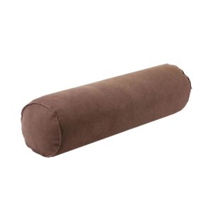 Perna cervicala rotunda Fokelyi catifea 15x40cm maro inchis — Recenzie Detaliată