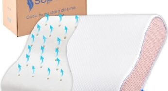 Perna de dormit ergonomică hipoalergenică Tencel Lyocell Suporto cu design modern — Păreri, Caracteristici & Verdict