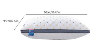 Perna moale Fokelyi 40x40cm alba din bumbac suport pentru somn — Recenzie Detaliată, Testare & Recomandări