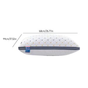 Perna moale Fokelyi 40x40cm alba din bumbac suport pentru somn — Recenzie Detaliată