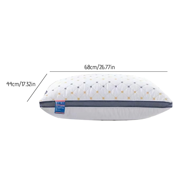 Perna moale Fokelyi 40x40cm alba din bumbac suport pentru somn — Recenzie Detaliată, Testare & Recomandări