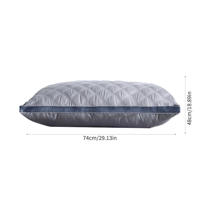 Perna ortopedica Fokelyi gri 74x48x7cm cu umplutura din fibre naturale reciclate — Păreri, Caracteristici & Verdict