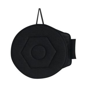 Perna ortopedica rotativa Fokelyi neagra 40x40 cm moale poliester — Caracteristici