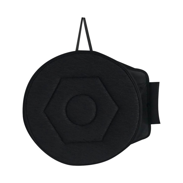 Perna ortopedica rotativa Fokelyi neagra 40x40 cm moale poliester — Caracteristici, Păreri & Preț Actualizat