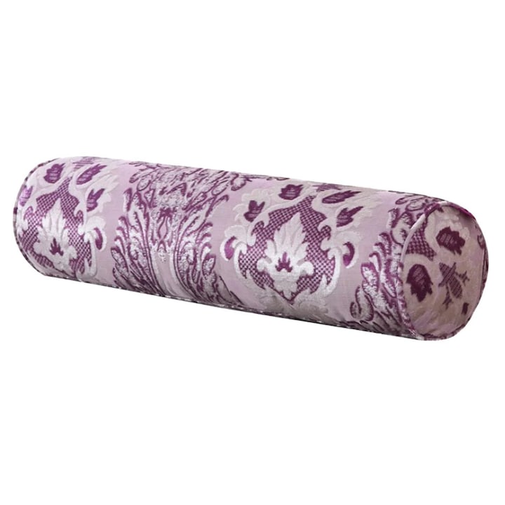 Perna rotunda pentru gat Fokelyi, suport cervical, 15x40cm, mov - perna ortopedica, păreri reale, merită cumpărat?