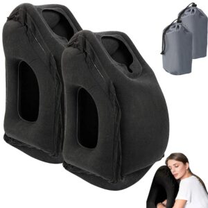 Perne gonflabile de calatorie Fokelyi suport cap si barbie negru 30x35x50cm set 2 bucati - recenzie si păreri reale
