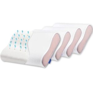 Set 4X perne ortopedice Suporto spumă cu memorie 55x35x11 cm cu perforații - recenzie și păreri reale