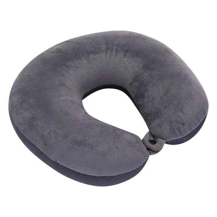 Perna de calatorie Fokelyi spuma memorie suport gat lavabila 27x24x10cm — Caracteristici