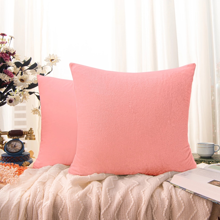 Perne decorative Fokelyi set 2 bucati catifea moale 40x40cm — Păreri, Caracteristici & Verdict
