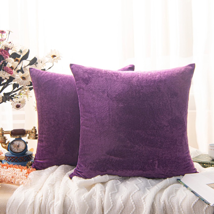 Set 2 fete perne Fokelyi catifea moale mov 40x40cm Fokelyi catifea moale mov 40x40cm — Păreri, Caracteristici & Verdict