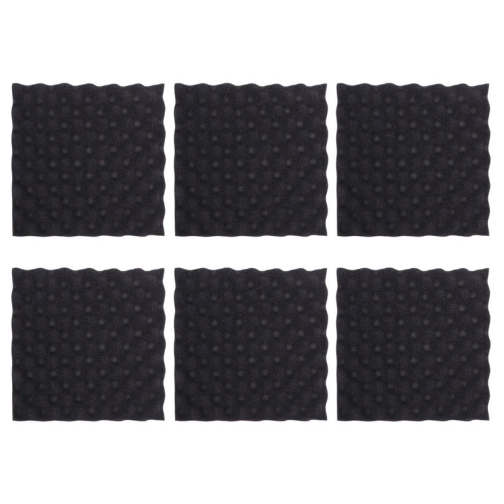 Perne ortopedice Fokelyi set 6 bucati spuma neagra 30x30x2cm — Caracteristici, Păreri & Preț Actualizat
