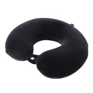 Perna de calatorie U longziming 100% spuma cu memorie 33x26x8cm neagra - Recenzie Detaliată