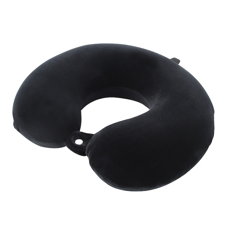 Perna de calatorie U longziming 100% spuma cu memorie 33x26x8cm neagra - Recenzie Detaliată, Testare & Recomandări