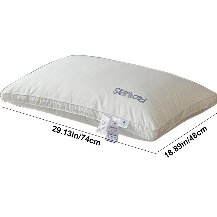 Perna ortopedica Fokelyi moale alb 74x48x15cm — Caracteristici, Păreri & Preț Actualizat